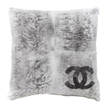 Chanel Orylag Cashmere CC Pillow Grey 1 of 6