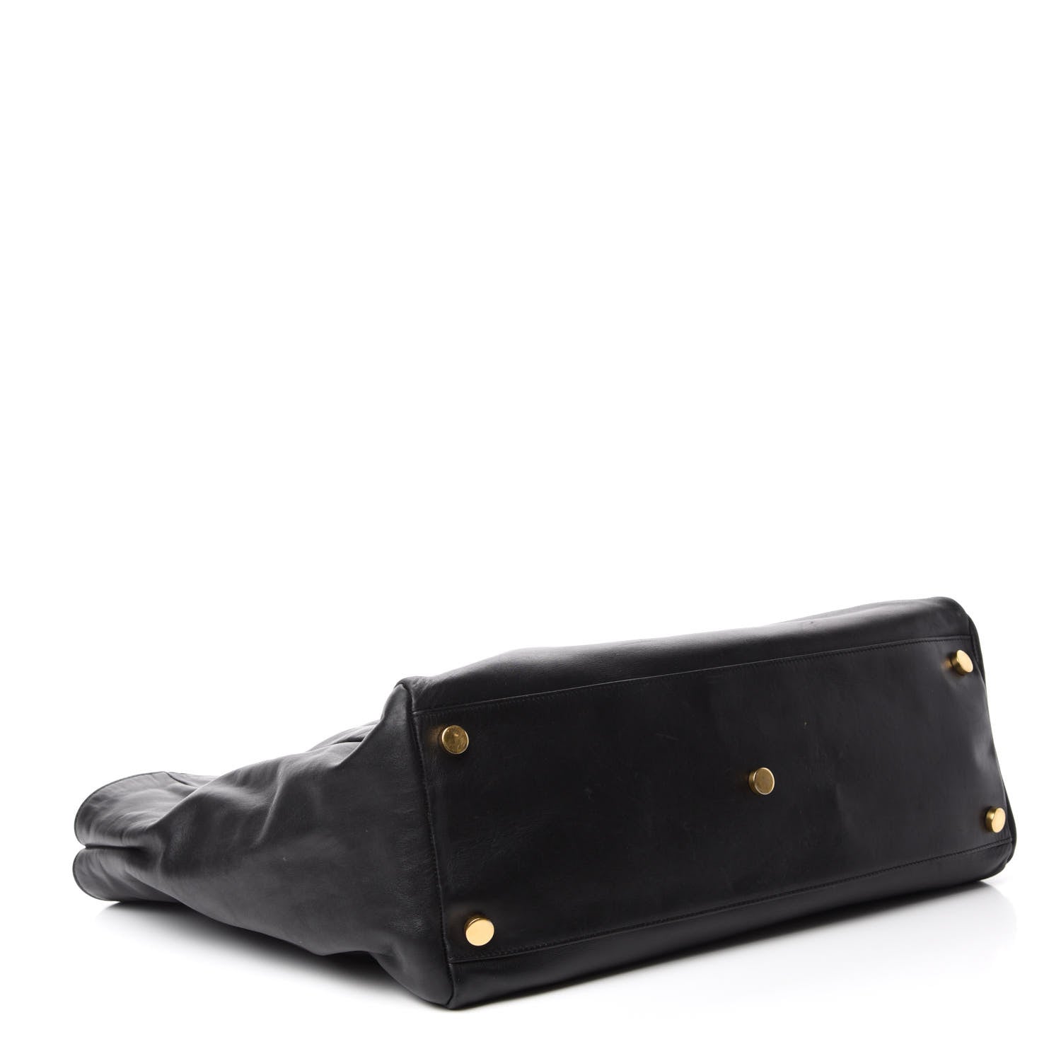 Saint Laurent Calfskin Suede Reversible East West Shopper Tote Black 17 of 21
