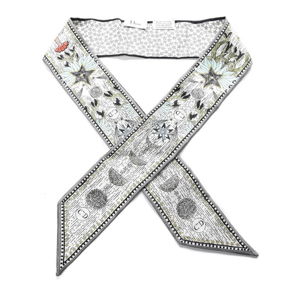 Christian Dior Silk La Lune Mitzah Scarf 1 of 4