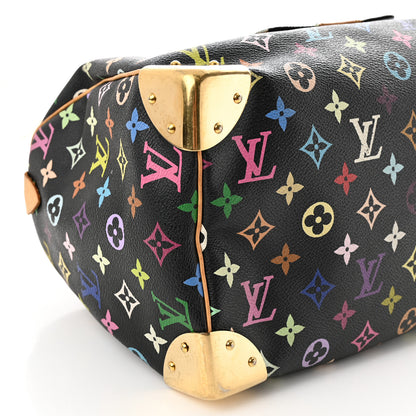 Louis Vuitton Monogram Multicolor Speedy 30 Black 8 of 18