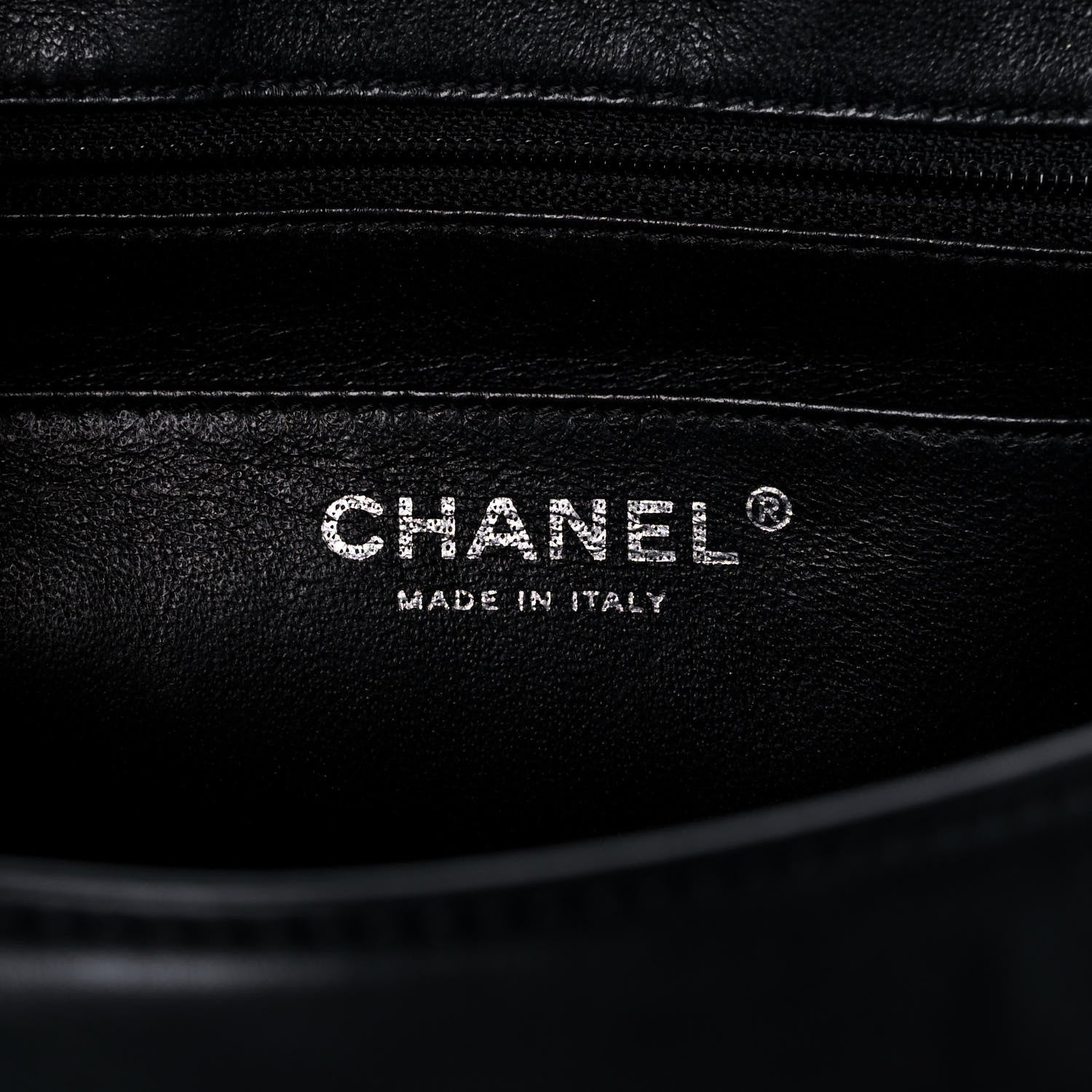 Chanel Calfskin CC Accordion Flap Black 6 of 11