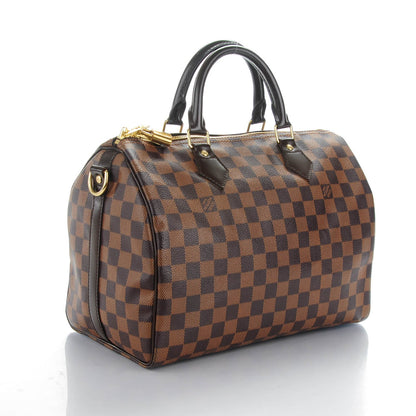 Louis Vuitton Damier Ebene Speedy Bandouliere 30 3 of 8
