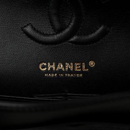 Chanel Lambskin Quilted Small Double Flap Black 6 of 11