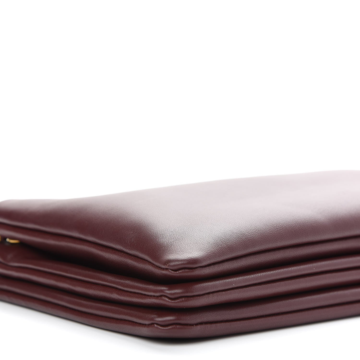 Celine Lambskin Large Trio Crossbody Bag Burgundy 8 of 9
