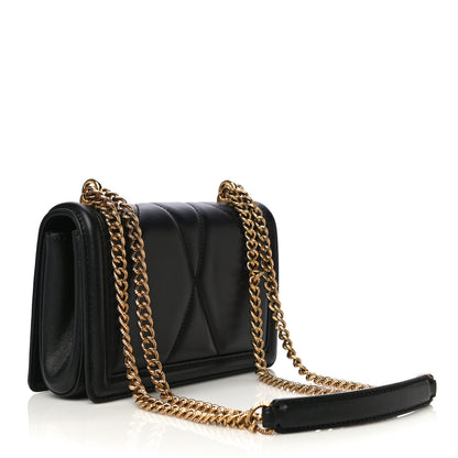 Dolce & Gabbana Calfskin Mini Devotion Crossbody Bag Black 2 of 17