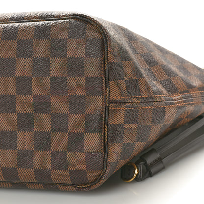 Louis Vuitton Damier Ebene Neo Neverfull MM Rose Ballerine 10 of 12