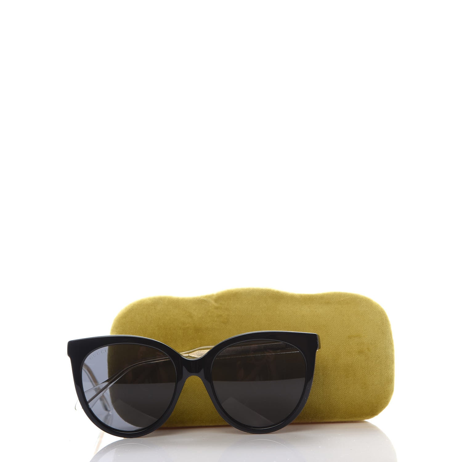 Gucci Colorblock Acetate Cat Eye GG0565S Sunglasses Black 8 of 8