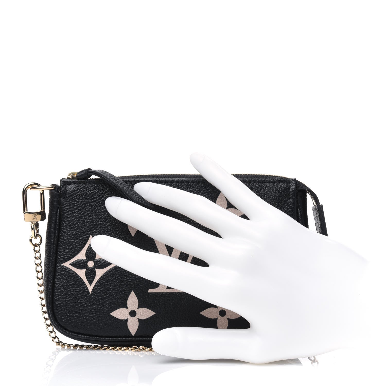Louis Vuitton Empreinte Monogram Giant Mini Pochette Accessories Black 2 of 9
