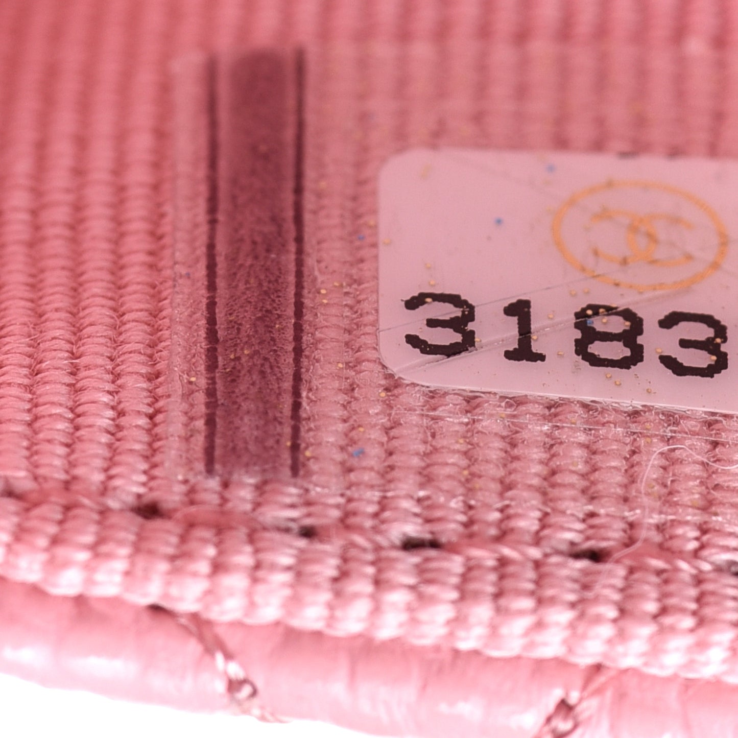 Caviar Quilted Flap Card Holder Wallet Light Pink