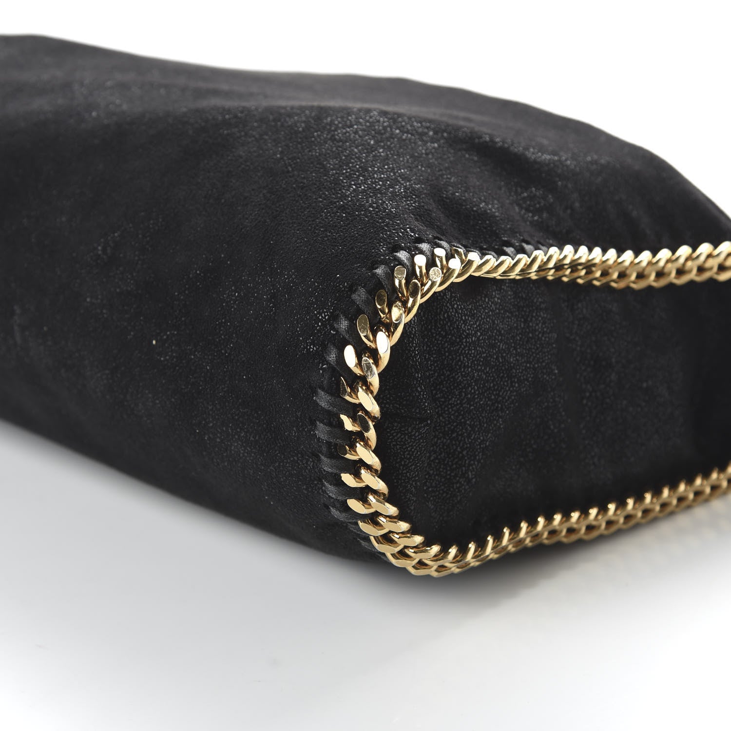 Stella McCartney Shaggy Deer Falabella Fold Over Tote Black 8 of 10