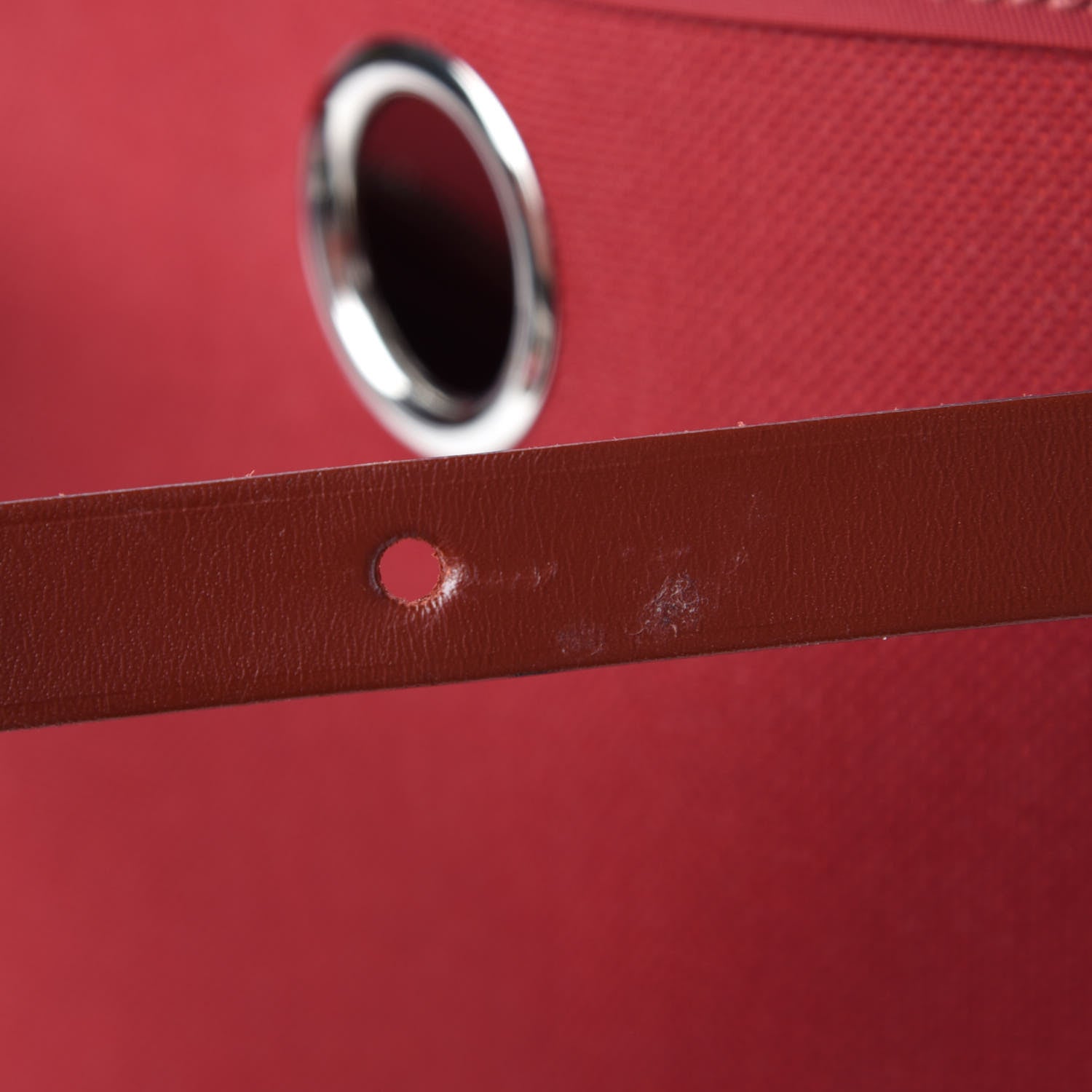 Hermes Vache Hunter Toile Herbag Zip 31 PM Rouge Grenat Rouge H 11 of 15