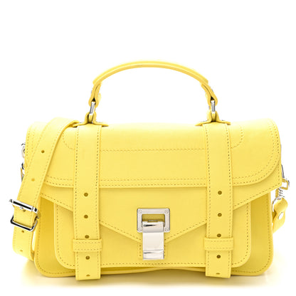 Proenza Schouler Lambskin Tiny PS1 Canary Yellow 1 of 10