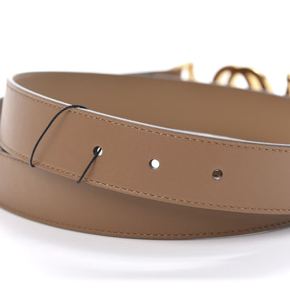 Gucci Calfskin Zumi 30mm Belt 90 36 Friky Taupe 3 of 6