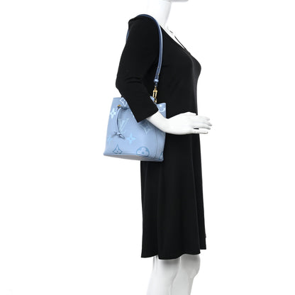 Louis Vuitton Empreinte Monogram Giant By The Pool Neonoe BB Summer Blue 2 of 9