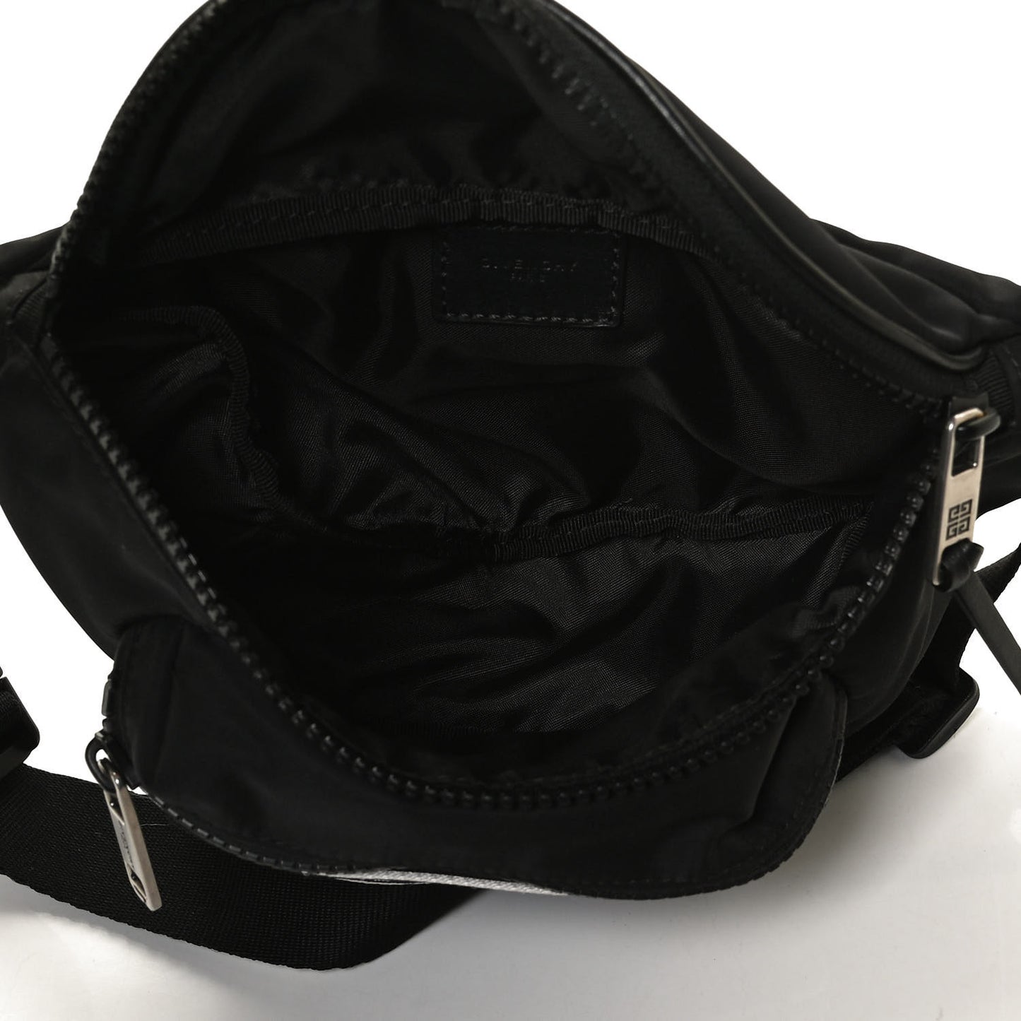 Nylon Logo Belt Bag Black