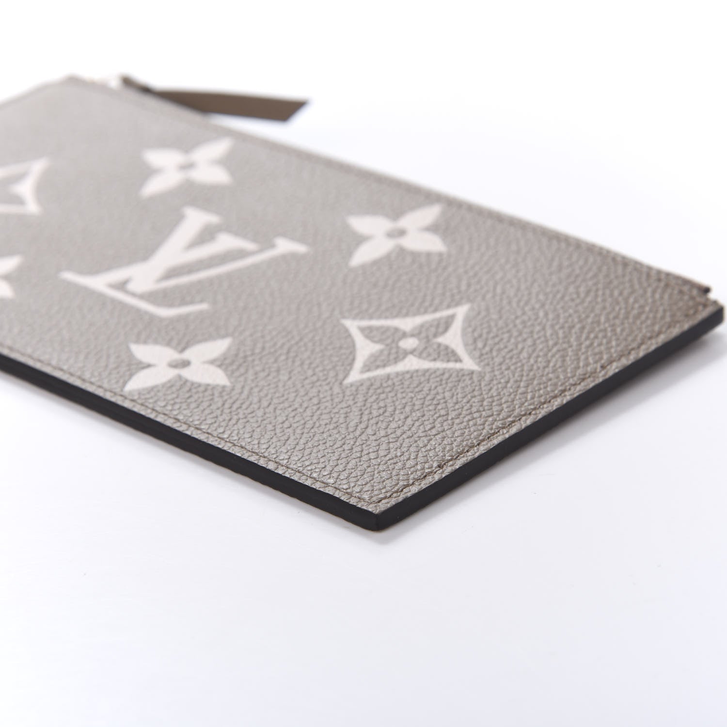 Louis Vuitton Empreinte Monogram Giant Pochette Felicie Zippered Insert Tourterelle Creme 7 of 9