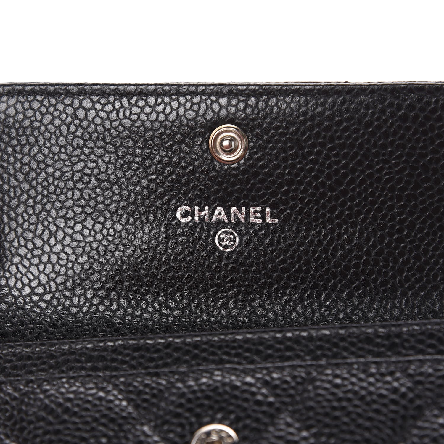 Chanel Caviar Quilted Flap Card Holder Black 6 of 10