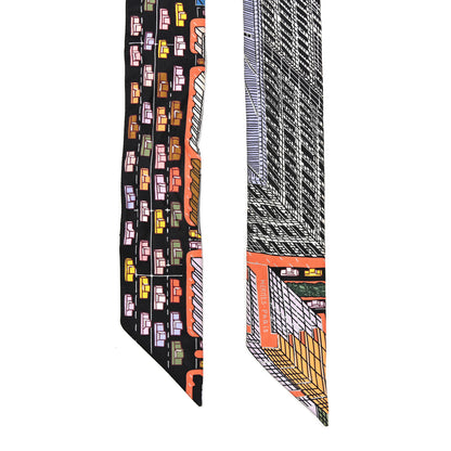 Hermes Silk Pantin City Twilly Black Parme Multicolore 2 of 3