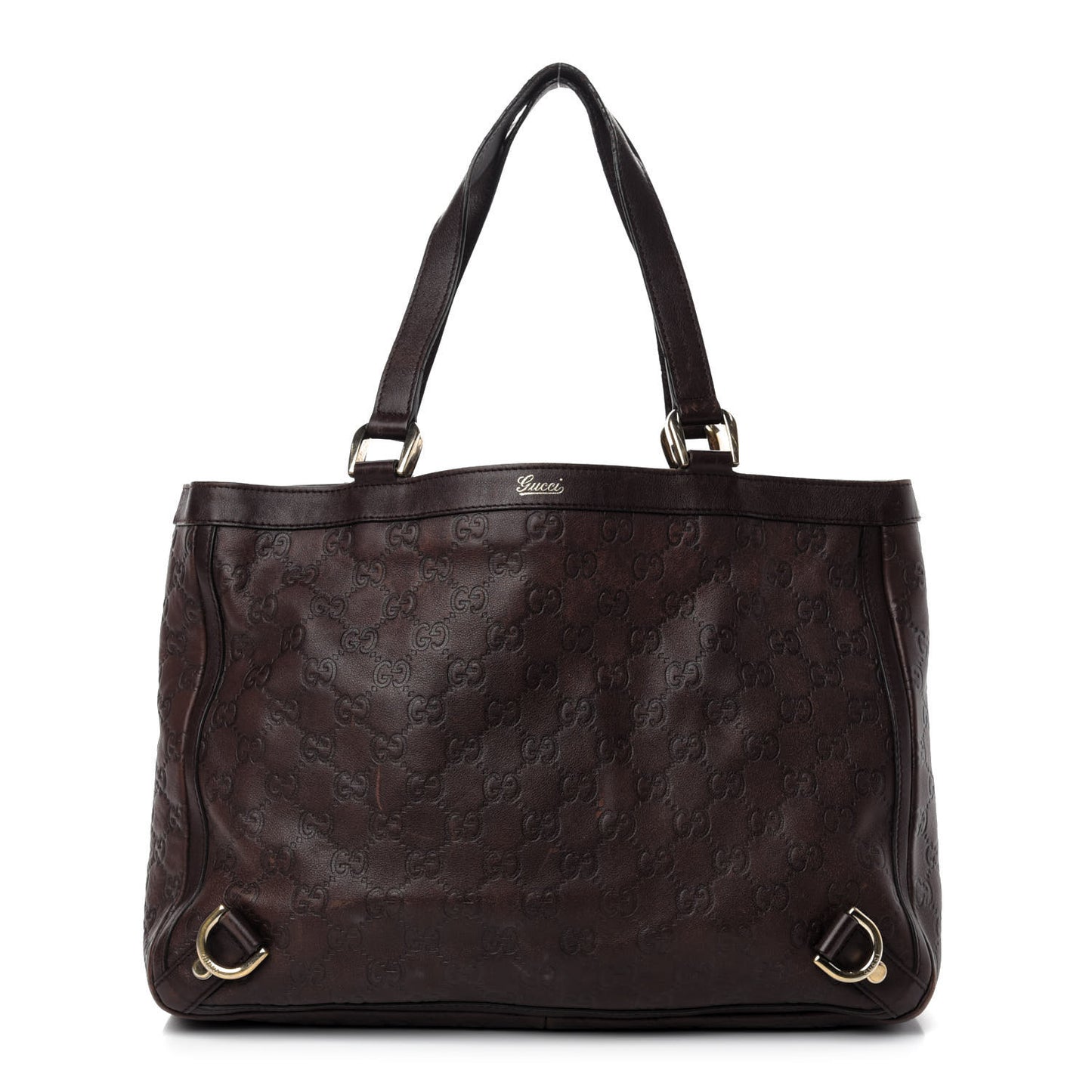 Guccissima Medium Abbey Tote Brown