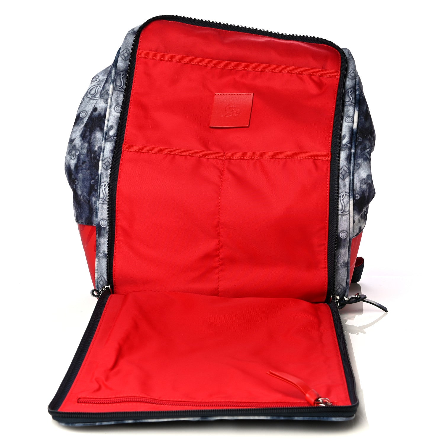 Christian Louboutin Denim Tie Dye Punk Hop'n Zip Backpack Multicolor 5 of 5