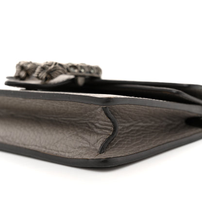 Gucci Dollar Calfskin Crystal Super Mini Dionysus Shoulder Bag Dusty Grey Black Diamond 9 of 16
