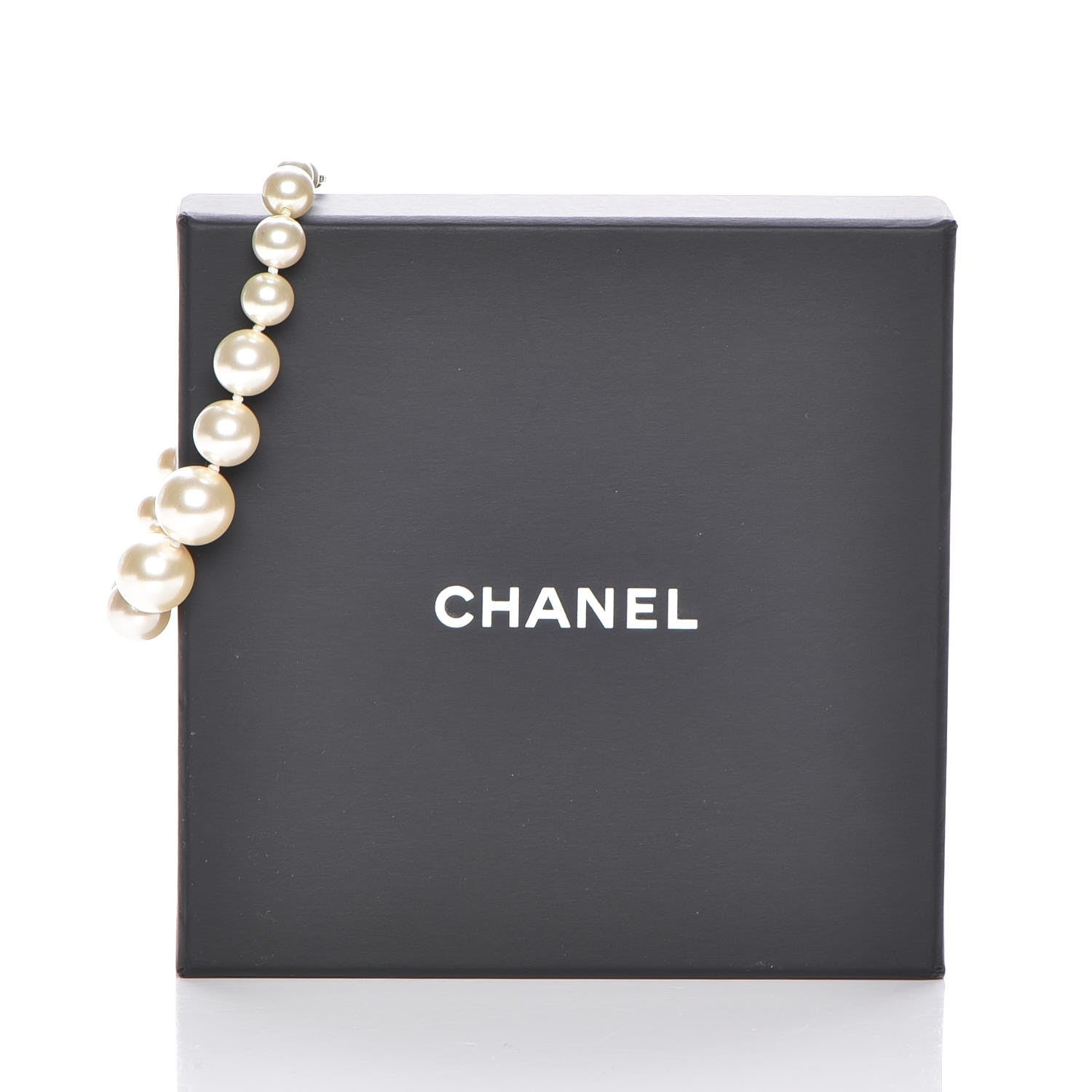 Chanel Pearl Crystal CC Bracelet Gold 5 of 5