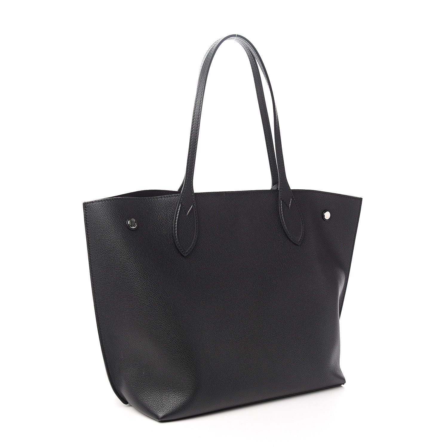 Louis Vuitton Calfskin Lockme Go Tote Black 2 of 8
