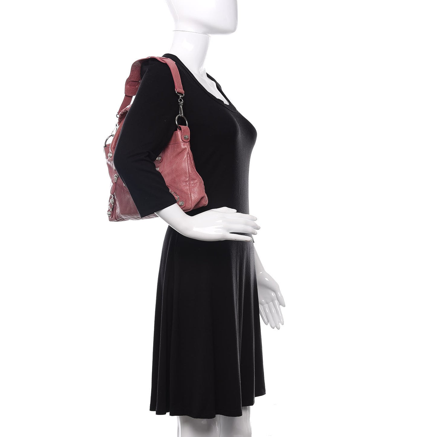Agneau Giant 12 Silver Hardware First Rose Bruyere