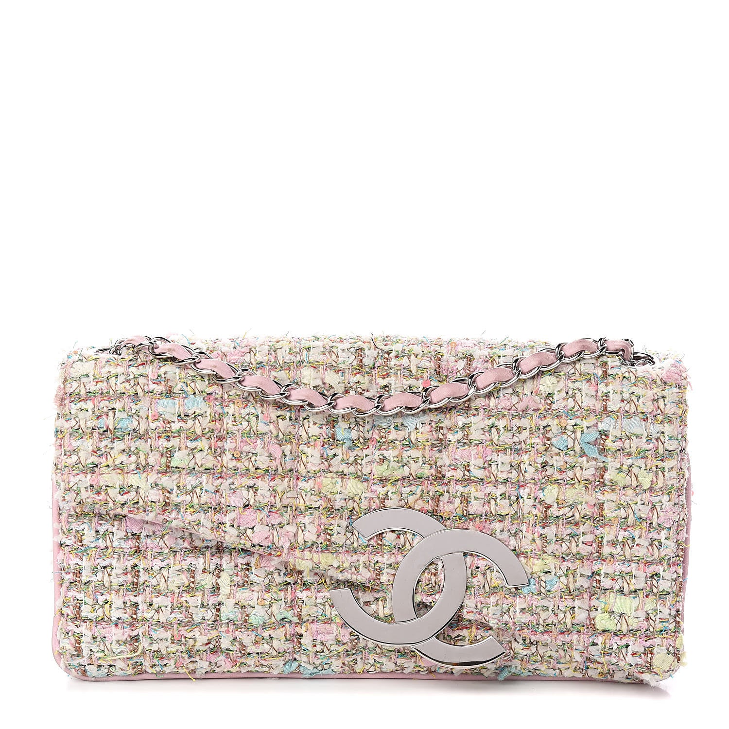Chanel Tweed CC Flap Multicolor 1 of 13