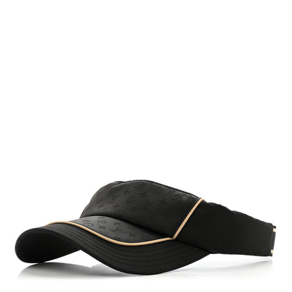 Louis Vuitton Polyester Monogram MNG Trail Visor Black Beige 1 of 10
