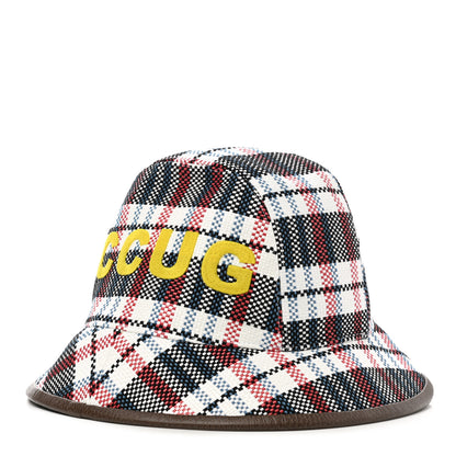 Gucci Canvas ICCUG Plaid Fedora M Multicolor 1 of 10