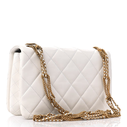 Chanel Lambskin Quilted Small Flap Bag White 2 of 9