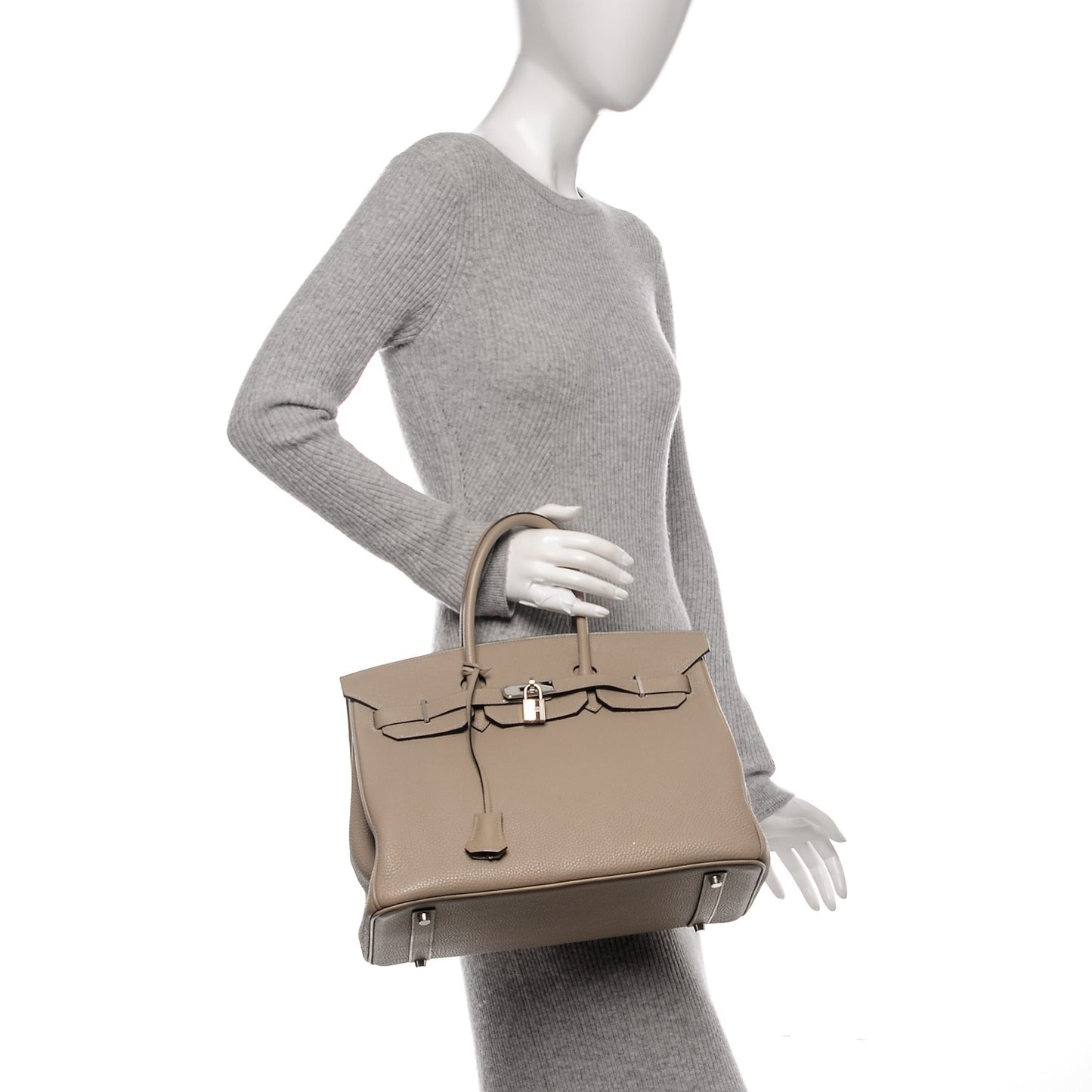 Togo Birkin 35 Gris Tourterelle