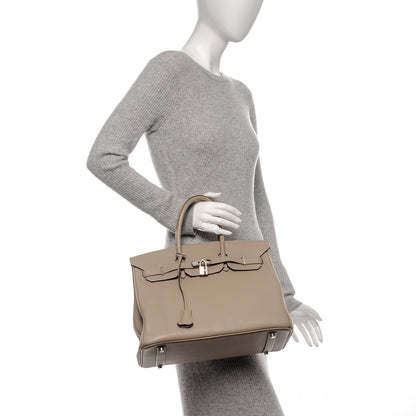 Hermes Togo Birkin 35 Gris Tourterelle 2 of 14