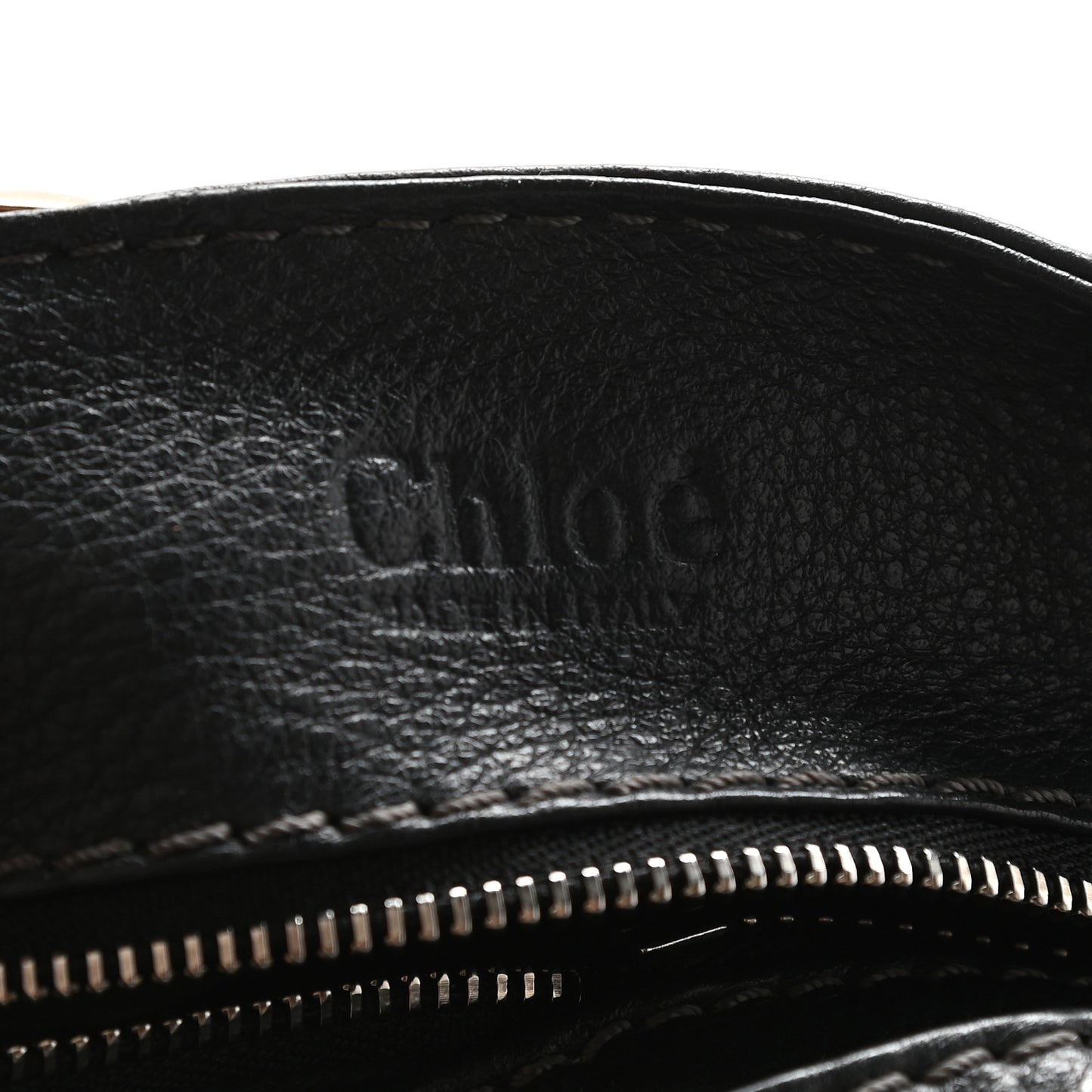 Calfskin Medium Paddington Satchel Black