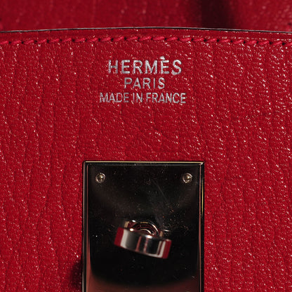 Hermes Chevre de Coromandel Birkin 35 Rouge Vif 11 of 25