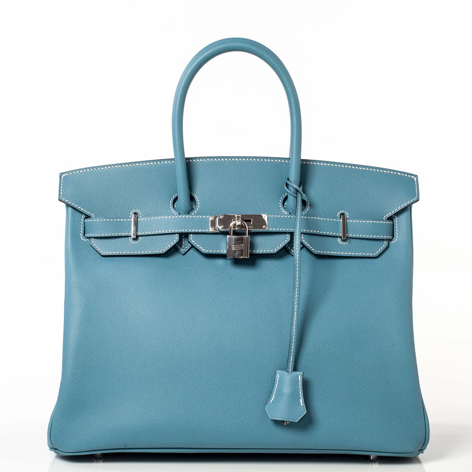Hermes Epsom Birkin 35 Blue Jean 1 of 11