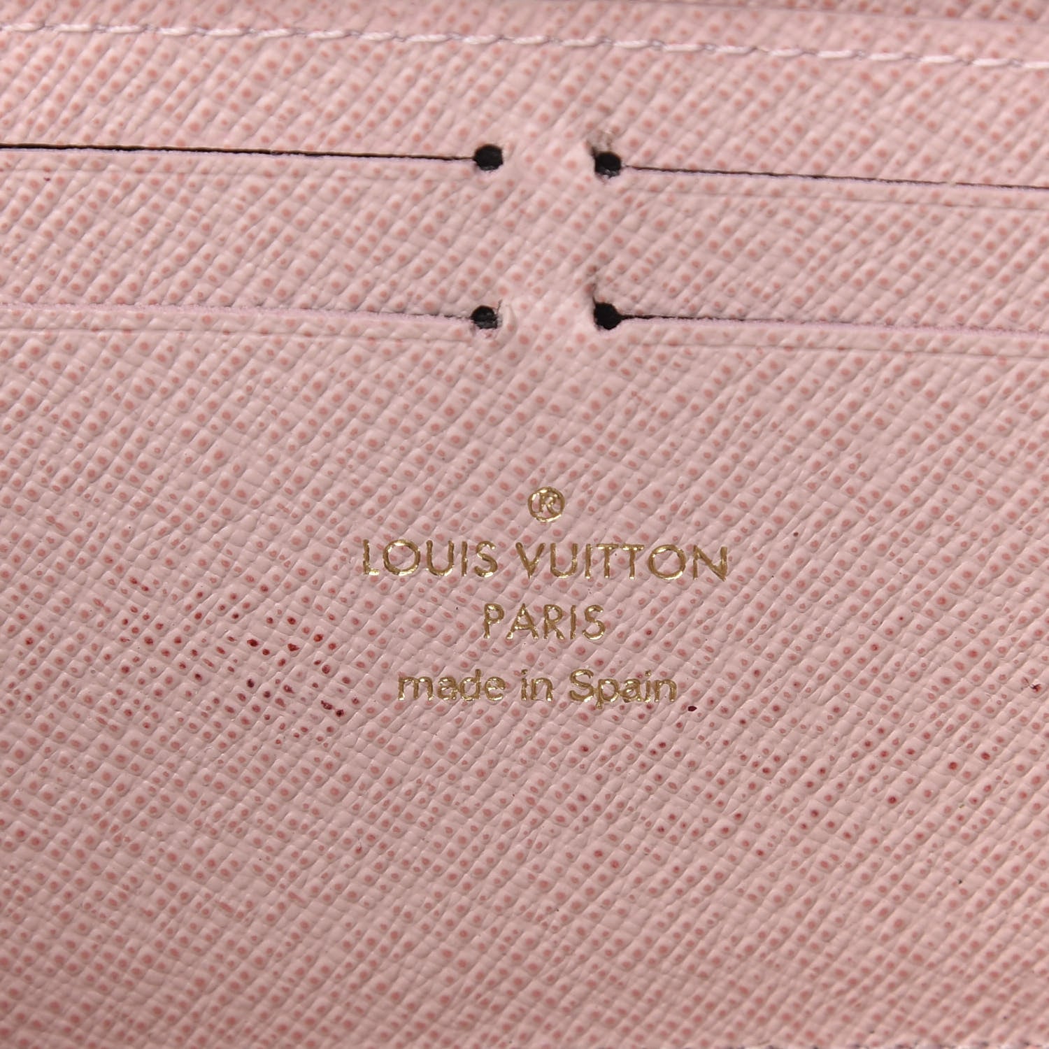 Louis Vuitton Damier Azur Clemence Wallet Rose Ballerine 6 of 16