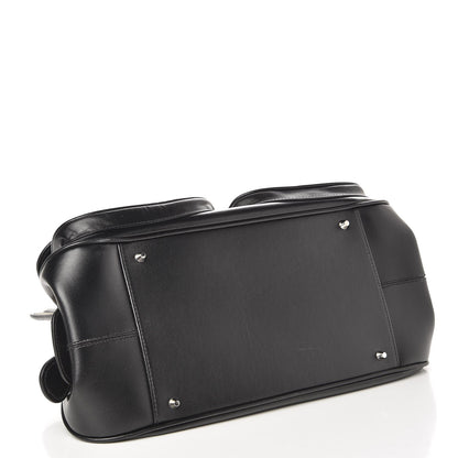 Christian Dior Calfskin Frame Satchel Black 4 of 12