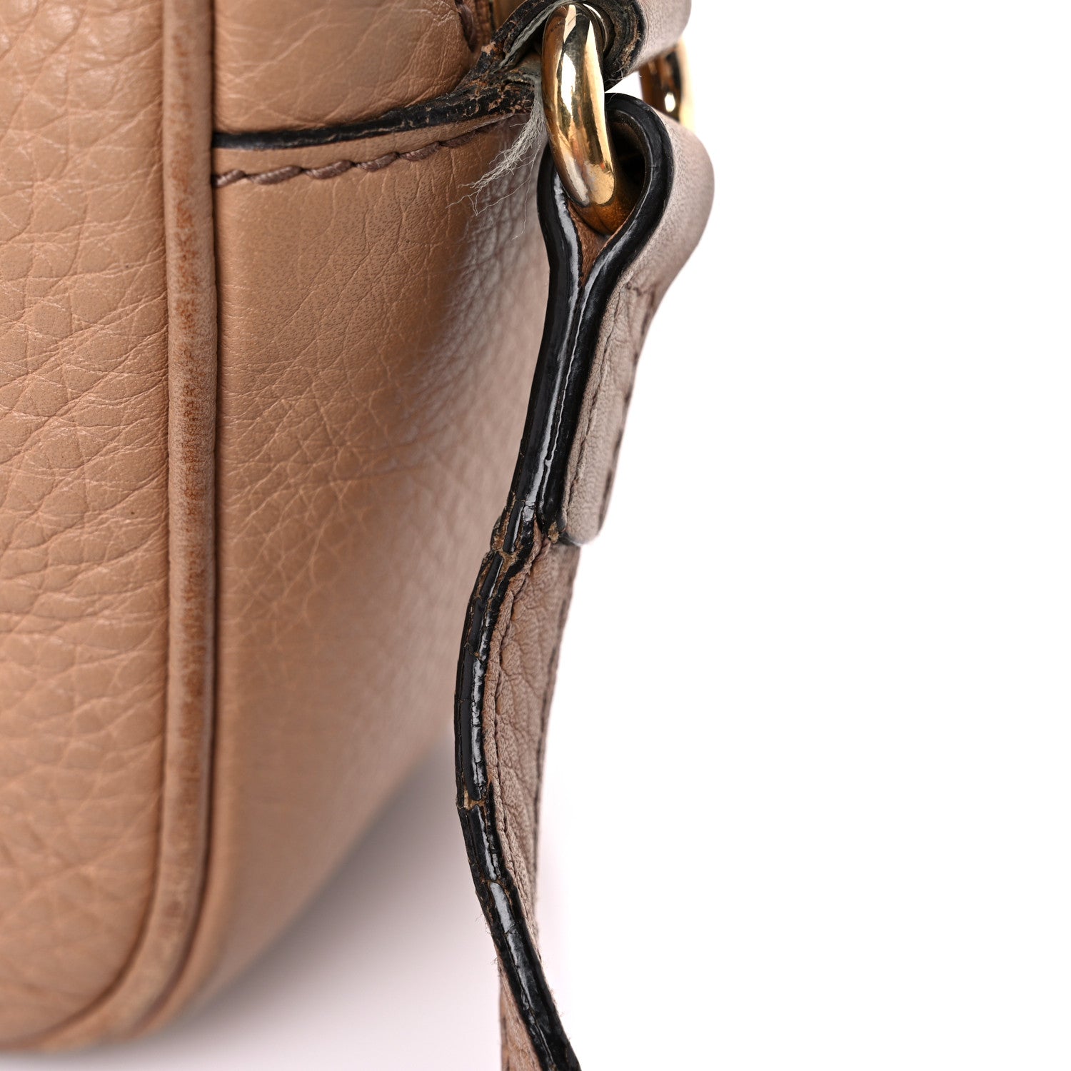 Gucci Pebbled Calfskin Small Soho Disco Bag Camelia 27 of 27