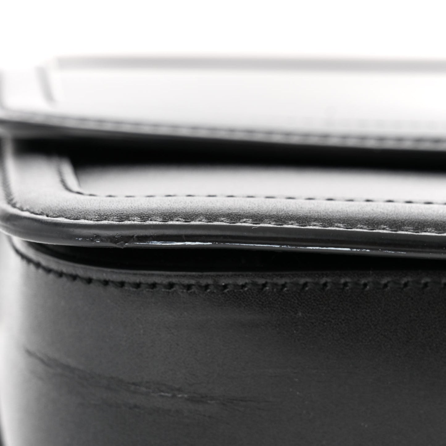 Box Calfskin Monogram Medium Solferino Satchel Black