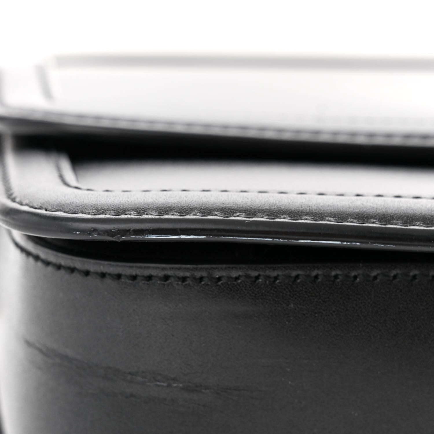 Saint Laurent Box Calfskin Monogram Medium Solferino Satchel Black 11 of 14