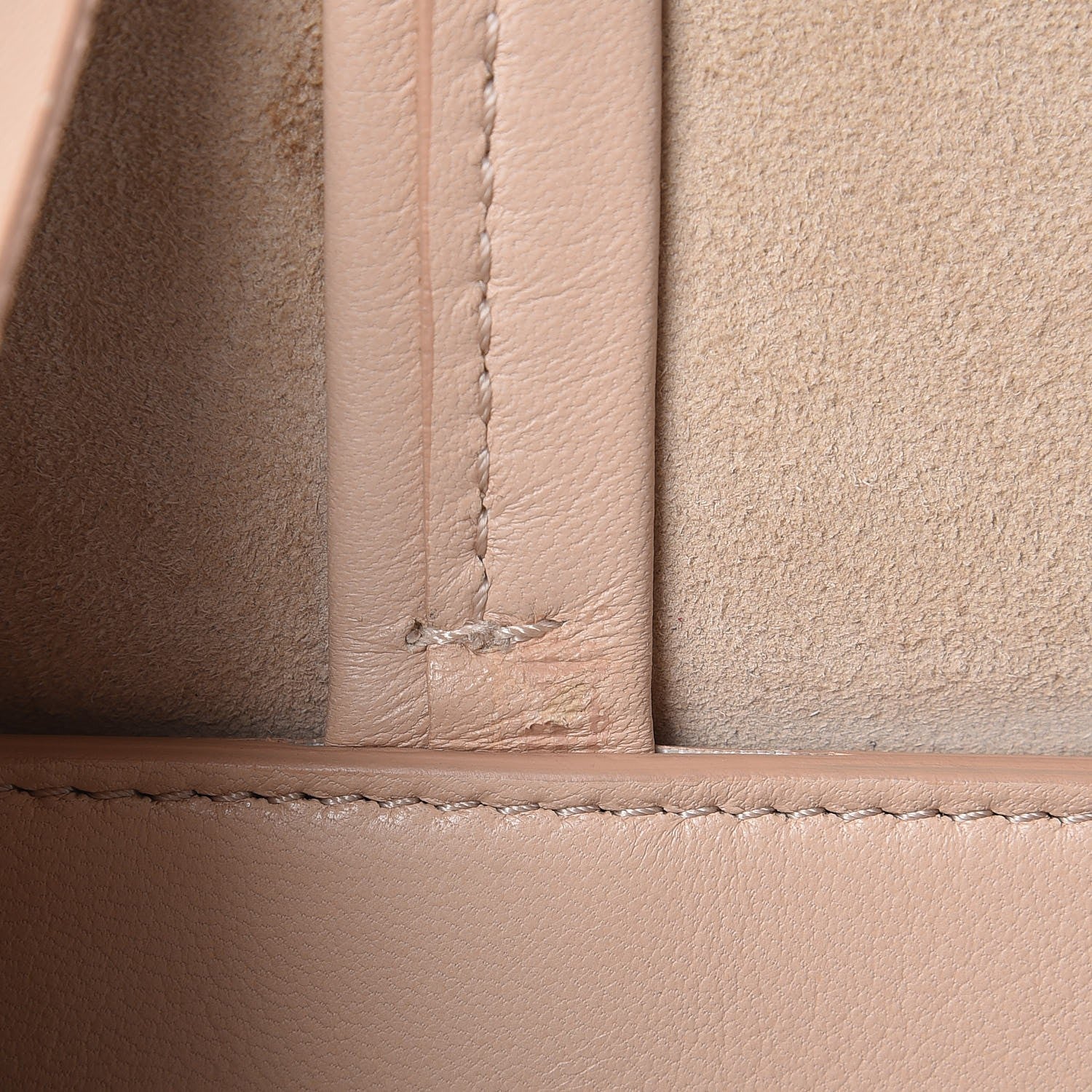 Celine Smooth Lambskin Vertical Side Cabas Blush Black 10 of 19