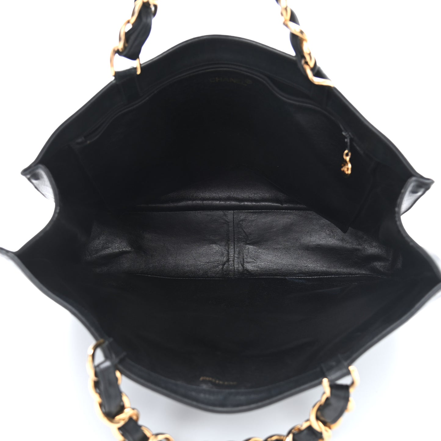 Calfskin CC Tote Black