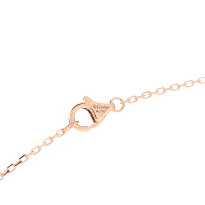 Cartier 18K Pink Gold Diamond Juste Un Clou Pendant Necklace 5 of 5