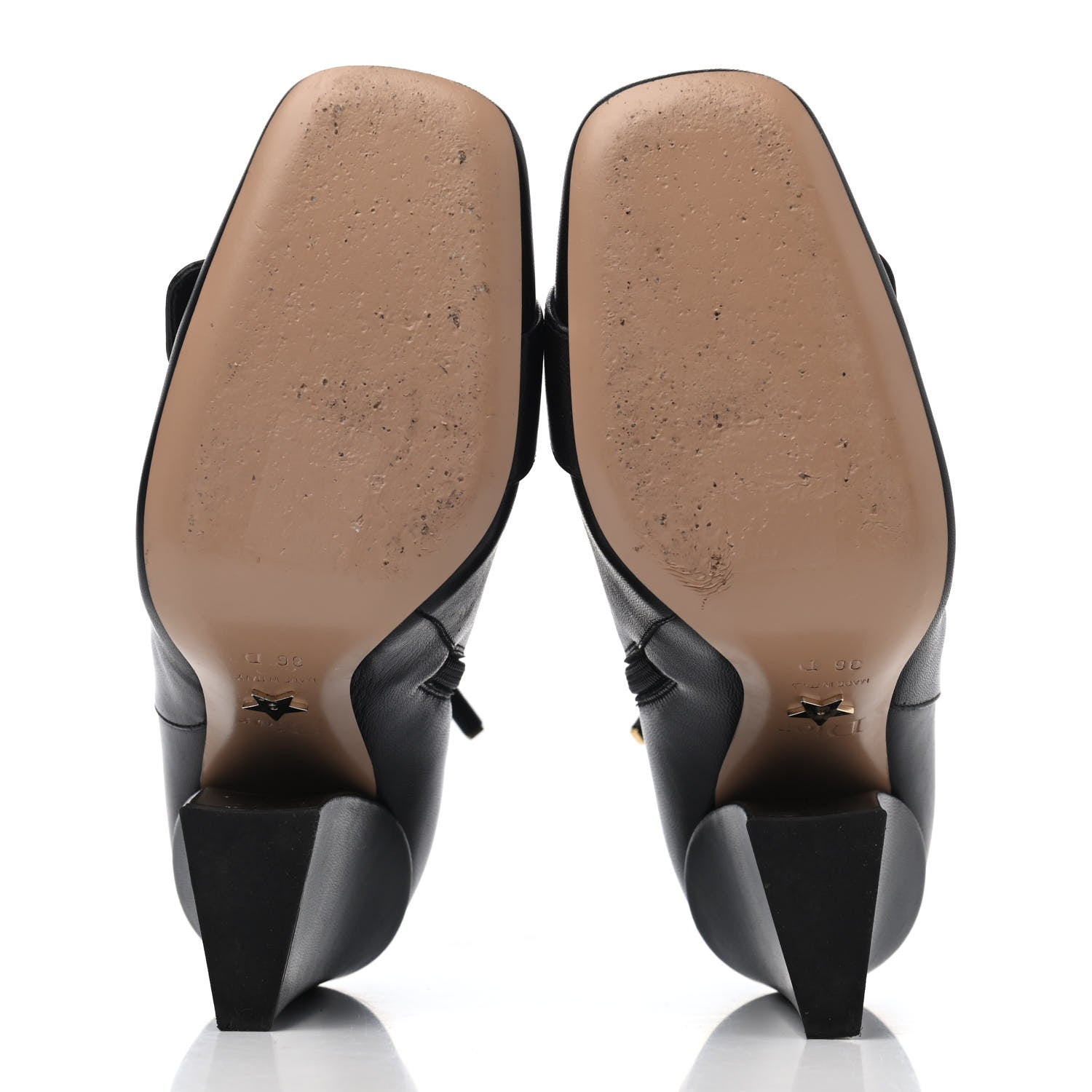Christian Dior Calfskin CD Ankle Boots 36 Black 4 of 4