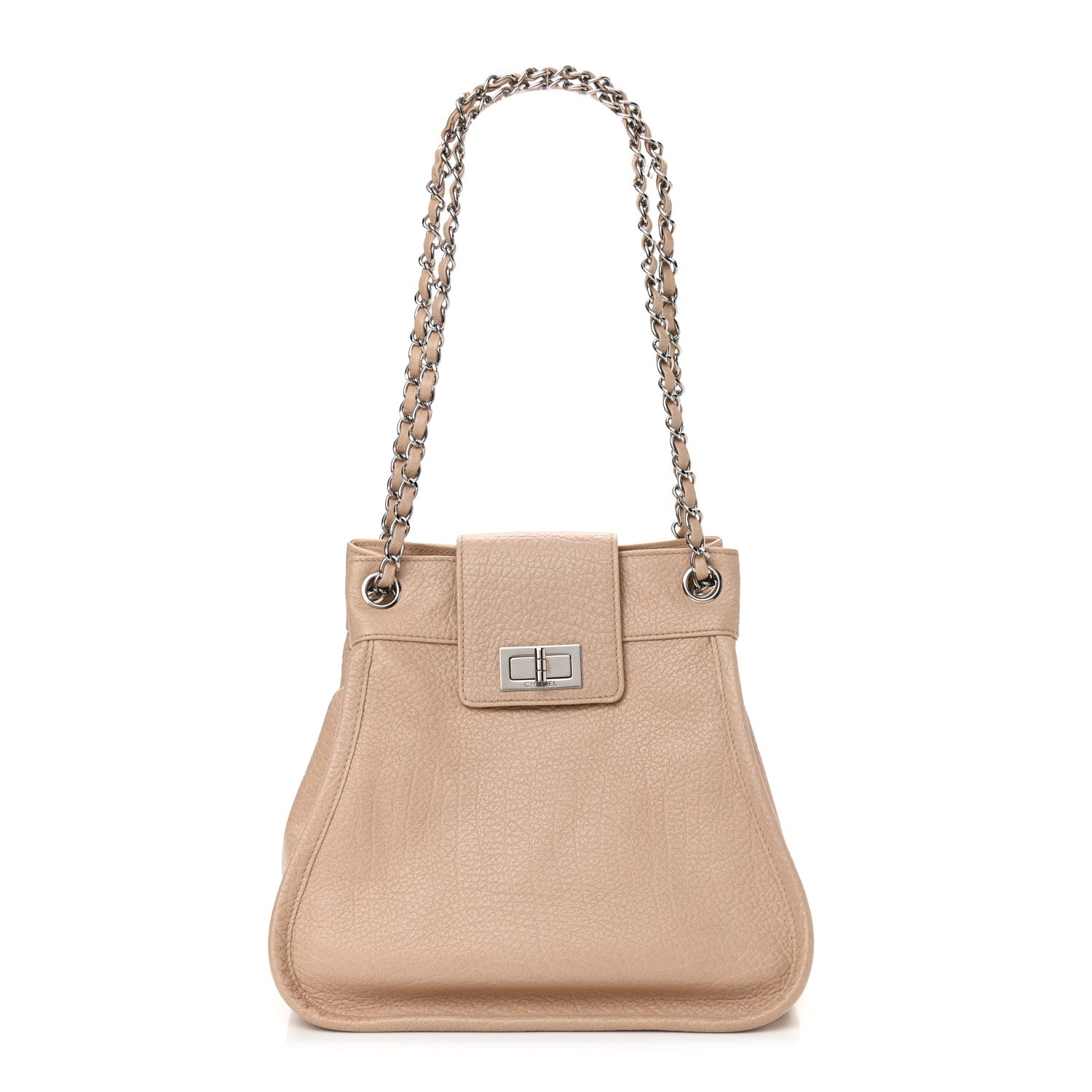 Chanel Calfskin Mademoiselle Shoulder Bag Beige 1 of 10
