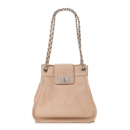 Chanel Calfskin Mademoiselle Shoulder Bag Beige 1 of 10