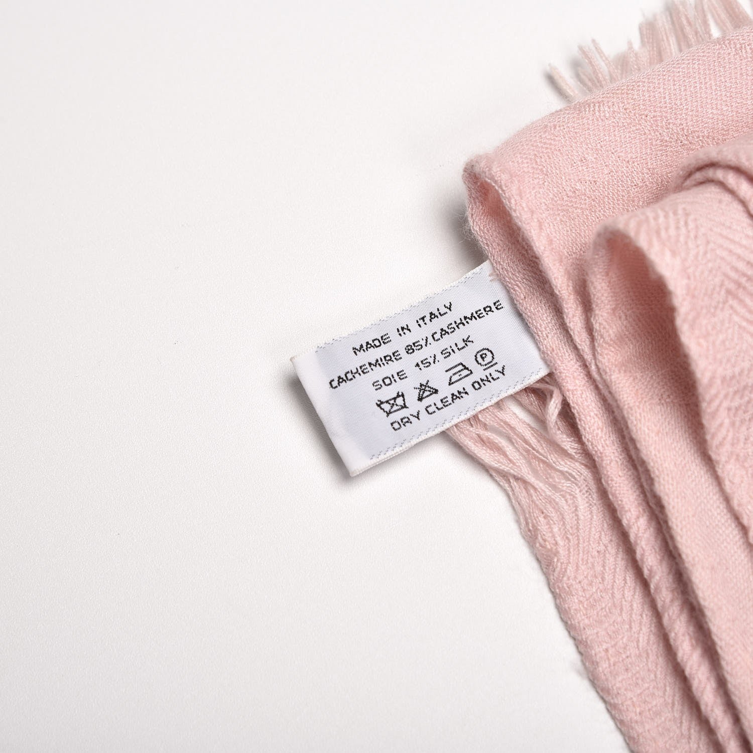 Hermes Cashmere Silk New Libris Stole Rose Nacre 6 of 8