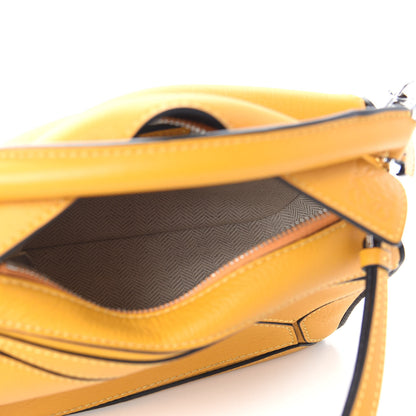 Loewe Calfskin Mini Puzzle Bag Narcisus Yellow 5 of 9